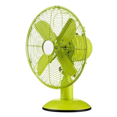 Oscillating Desk Fan with Speeds, Lime Green