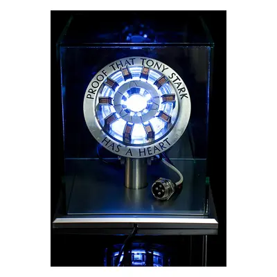 1:1 Scale MK2 Assembled Core DIY Tony Arc Reactor LED Lamp Kit With Display Stand Cover