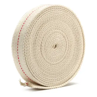 1 Inch Flat Foot Cotton Wick For Oil Lamps and Lanterns 4.5M Length