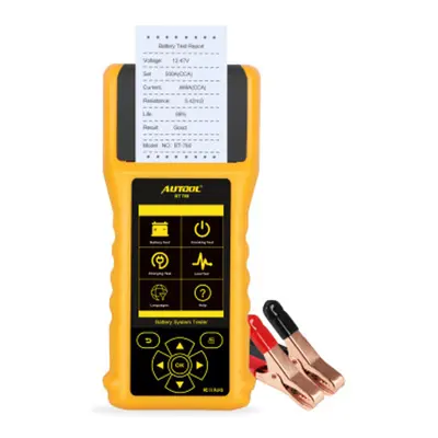 Car Battery Tester Capacity Internal Resistance Analyzer 12V Support One-click Data Printing For