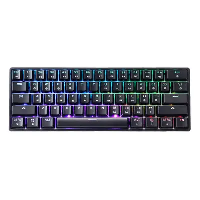 (Black, Black Switch) Mechanical Keyboard Keys Hot Swappable Gateron Optical Switch RGB Type-C W