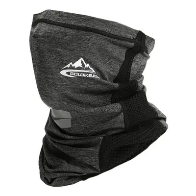 (Dark Grey) Multifunctional Bandana Face Scarf UV Protection Windproof An-dust Neck Gaiter Headw