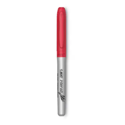 Intensity Fine Tip Permanent Marker, Fine Bullet Tip, Rambunctious Red, Dozen