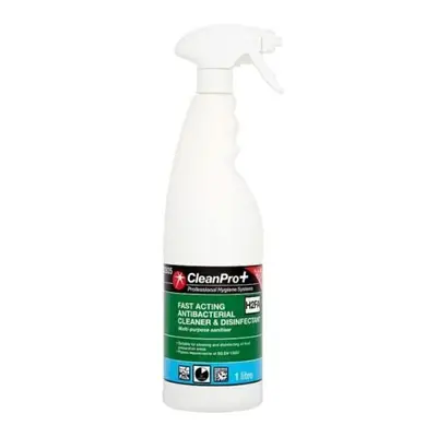 Clean Pro Antibacterial & Disinfectant Spray H2FA Litre x