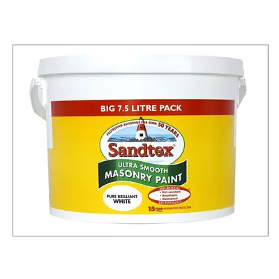 Sandtex Microseal Smooth Masonry Brilliant White 7.5L