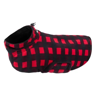 (XXS/XS, Red / Black Check) Trespass Dog Towelling Robe Poochy