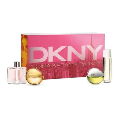 Dkny Pcs Mini Set For Women: City Ml Edp + Golden Delicious Ml Edp + Be Delicious Ml Edp + Dkny 