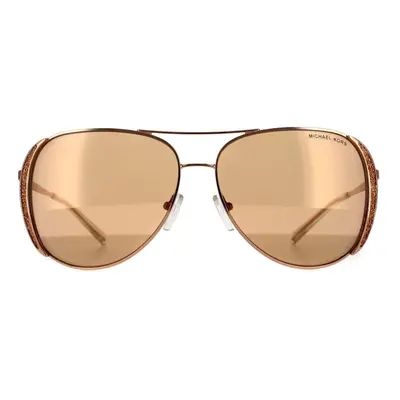 Michael Kors Sunglasses MK1082 1108R1 Rose Gold Rose Gold Flash