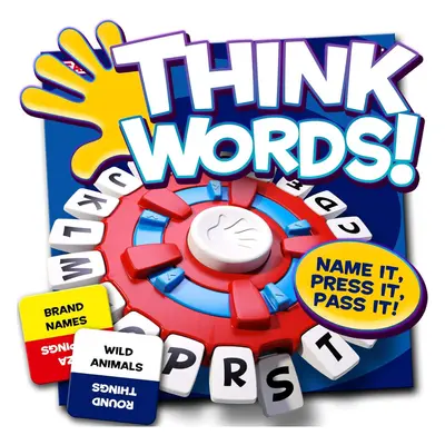 IDEAL | Think Words: The quick thinking, letter pressing game! Family Games For Players Ages 8+