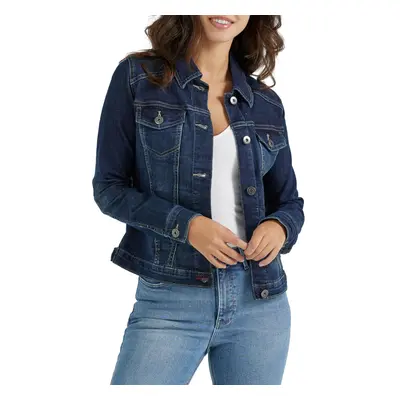 Wrangler Authentics Women's Stretch Denim Jacket Drenched X-Small