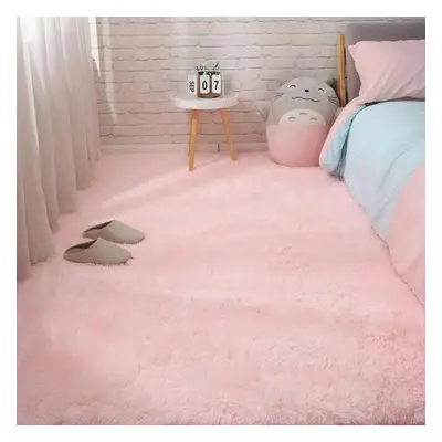 (pink, 200*250cm) Carpet Bedroom Bedside Carpet Plush Living Room Full Floor Mat Girl Ins Room D