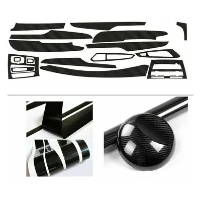 5d Carbon Fiber Pattern Interior Diy Trim Set Decal Sticker For Bmw X5 F15