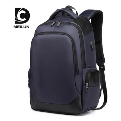 (as the picture) Backpack Men&apos;s Casual Usb Men&apos;s Backpack Breathable Wear-resistant Bu