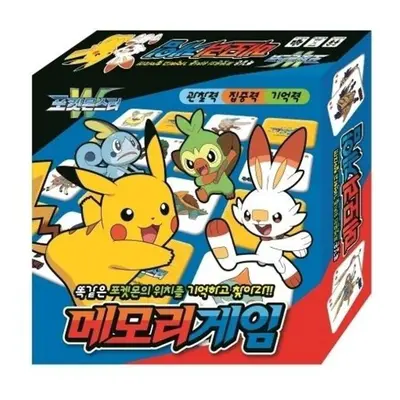 (W Memory) Pokemon Memory Game Find Pokemon In The Kanto Region, W Memory, Shooting Game, 99game