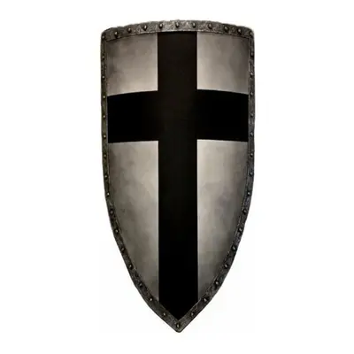 Medieval Crusader Shield Battle Knight Warrior Shield Templar Cross Design