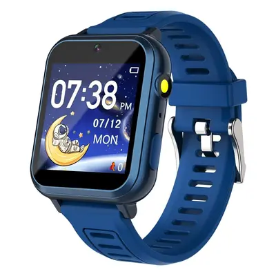 (01-DarkBlue) Smart Watch for Kids, Kids Smart Watch Boys with Games, Camera, Music Player