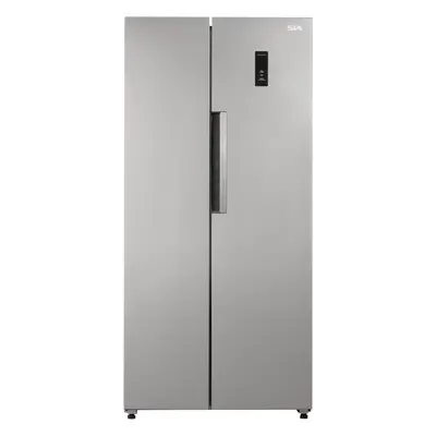 SIA Door American Style Fridge Freezer in Silver 446L - SAFF460SI