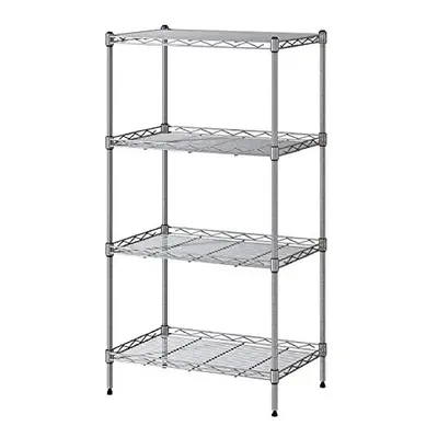 Shoze 4-Shelf Shelf Shelving Units 120x56x35cm Heavy Duty Metal Storage Shelf Multipurpose Moder