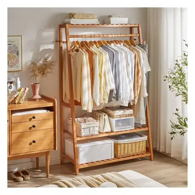 (Design 3) Hanger: Freestanding hanger portable open wardrobe clothing storage rack suitable for