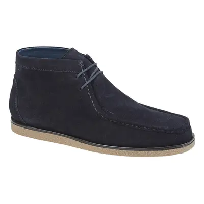 (9 UK, Navy Blue) Roamers Mens Suede Ankle Boots