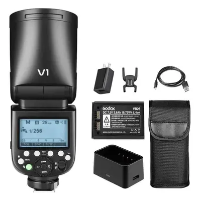 Godox V1 Round Head Flash TTL HSS for Nikon Cameras