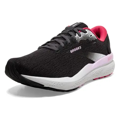 Brooks Womens Ghost Neutral Running Shoe - Black/Ebony/Raspberry - 5.5 Medium