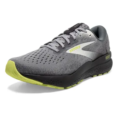 Brooks Mens Ghost Neutral Running Shoe - Primer/Grey/Lime - Wide