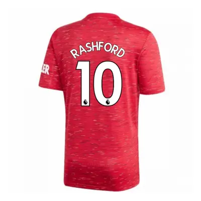 (M) Man Utd Adidas Home Football Shirt (RASHFORD 10)