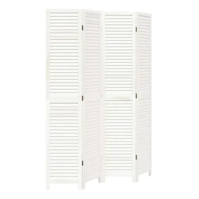 (40 x cm/ piece) vidaXL Room DividerÂ Panels Room Privacy Screen White Solid Wood Paulownia