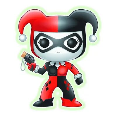 Funko POP Heroes: Harley Quinn Glow-in-The-Dark Vinyl Figure