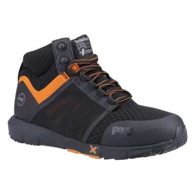 (Black, 6.5 (Adults')) Timberland Pro Radius Textile Black/Orange Safety Boots