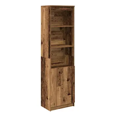 (old wood, cm) vidaXL Highboard Black Oak 37.5x35x180 cm Engineered Wood cabinet side cabinet