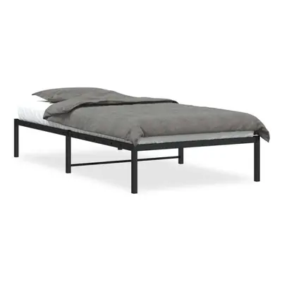 (black, x cm) vidaXL Metal Bed Frame Home Bedroom Bed Base Mattress Foundation Bedstead