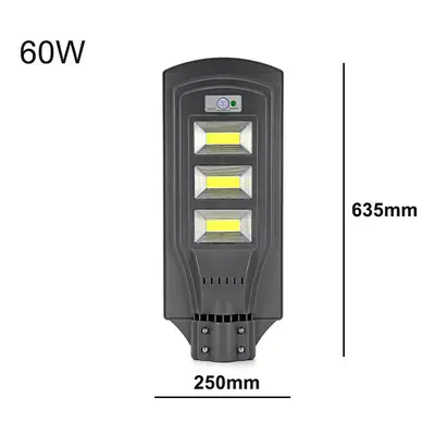 (60W) 20W 40W 60W Solar Powered PIR Motion Sensor Street Lamp Outdoor Garden Yard Light