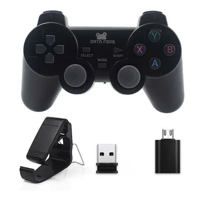 (Micro USB) Wireless Bluetooth 2.4G Gamepad Ergonomic Joystick Game Controller for Android Phone