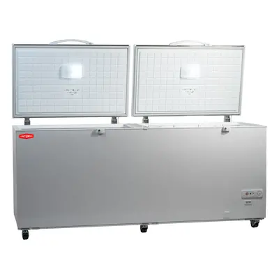 Contender 655L Capacity Twin Lid Chest Freezer