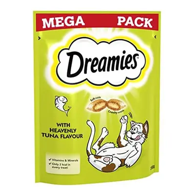 Dreamies Mega Pack Cat Treats, tasty snacks with delicious tuna, pouches of g