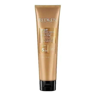 All Soft Moisture Restore, Leave In Conditioning Moisture Boost Treatment, For Dry Hair, With Hy