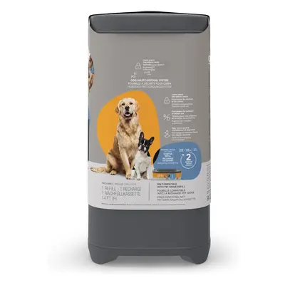 Pail | Dog Waste Disposal System for Outdoor and Indoor Odor Control | Dog Poop Trash can | Incl