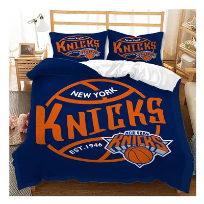 (Double-200x200cm, 10) NBA Basketball Bedding Single Double Down Kids Quilt Cover Pillowcase Set