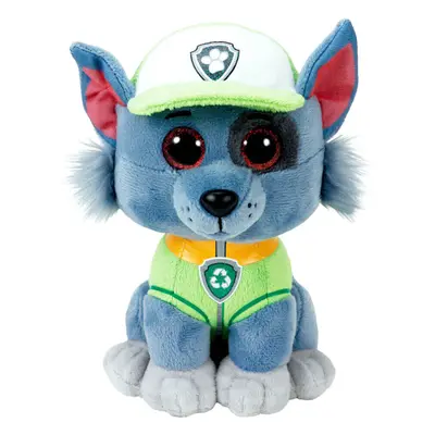 (Rocky 15cm) Paw Patrol Plush Soft Toy TY BEANIE BOOS Skye Chase Teddies Kids Gift