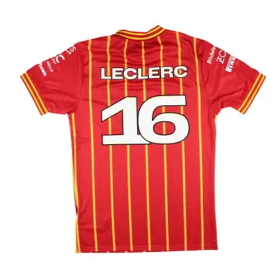 (XXL) Ferrari Team Soccer Jersey - Charles Leclerc