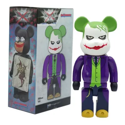 (Joker) Bearbrick toy building blocks bear toy Batman the Joker Crusti