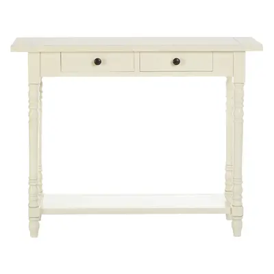 Premier Housewares Heritage Drawers White Console Table