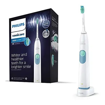 Philips Sonicare DailyClean Electric Toothbrush, White with ProResults Brush Head (UK 2-Pin Bath