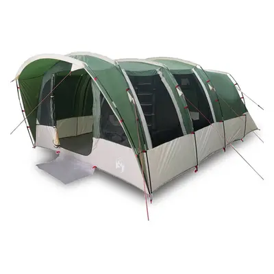 vidaXL Family Tent Tunnel 8-Person Lightweight Dome Tent Green Waterproof