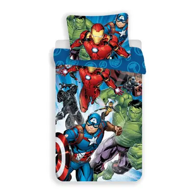 Marvel Avengers Single Cotton Duvet Cover Set - European Size