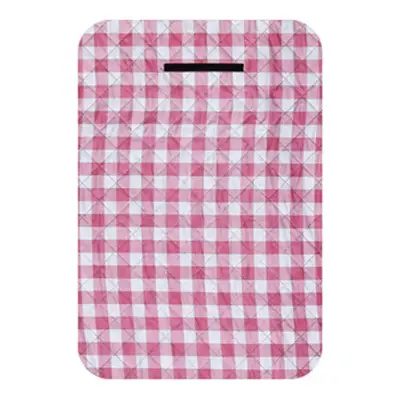 (Red grid) Outdoor Camping Mat Picnic Blanket Waterproof Mat Machine Washable Portable Travel Be