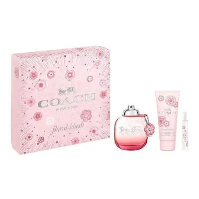 Coach Floral Blush Pcs Set: Oz Eau De Parfum Spray + 3.3 Body Lotion + 7.5 Ml Eau De Parfum Spra