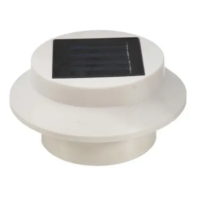 (Pure White) Garden LED Solar Power Fence Gutter Light Super Bright Outdoor Yard Aisle Panel Lam